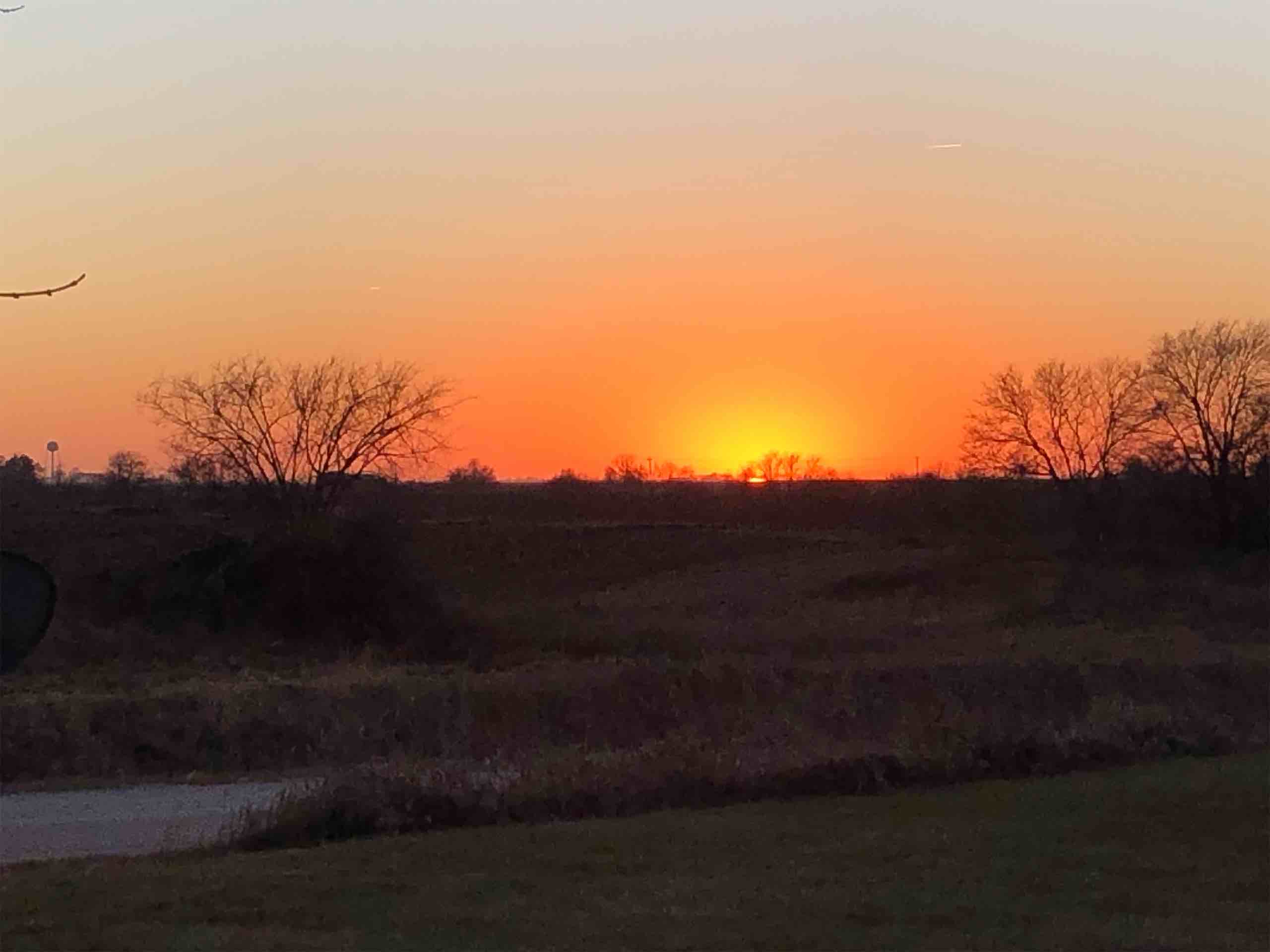 Sunset At The Farm