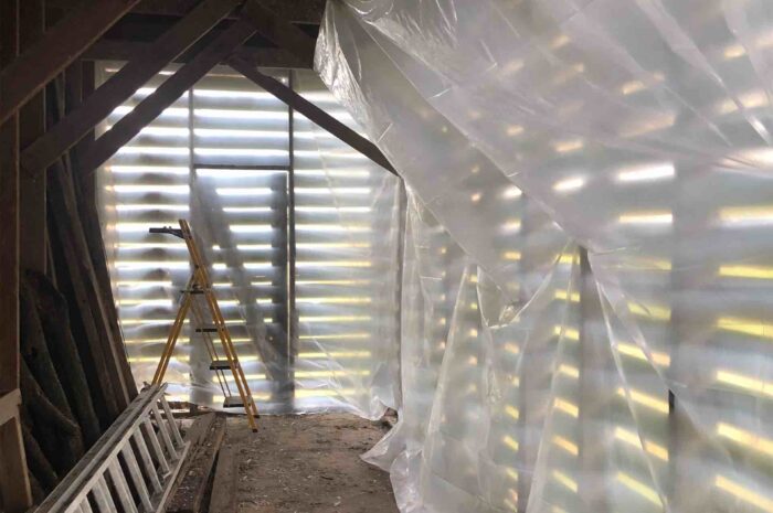 Plastic & Corn Crib Paint Prep