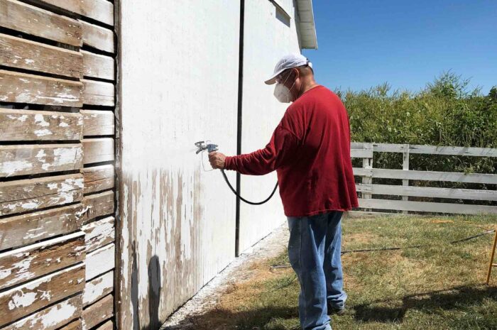 Corn Crib Painting